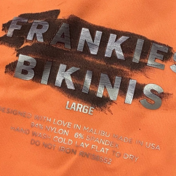 New! Frankie’s bikinis Hayes Terry Monokini One Piece Swimsuit 10707 - Picture 8 of 11